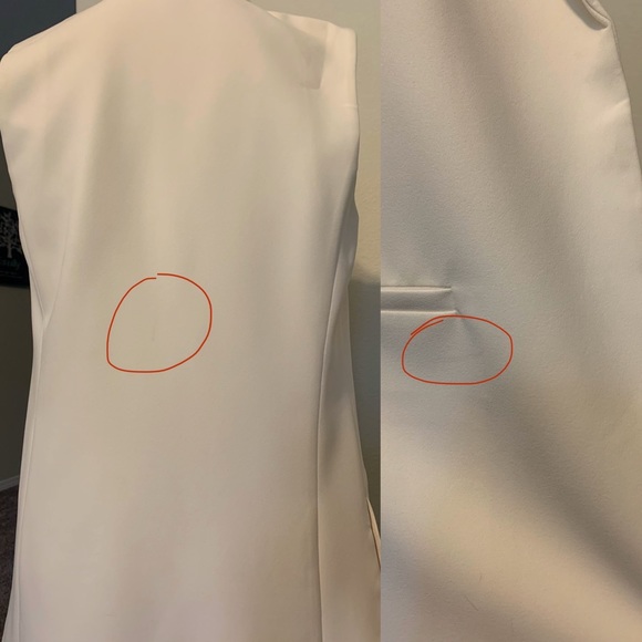 NWOT Dylan Gray open front cream cardigan sz 2 - Picture 7 of 8